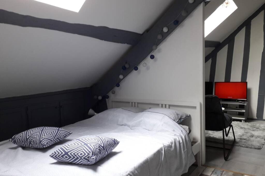 Le Mini Loft Montargis centre 1 à 3 personnes climatisation parking linge wifi freebox Netflix Apartamento Exterior foto