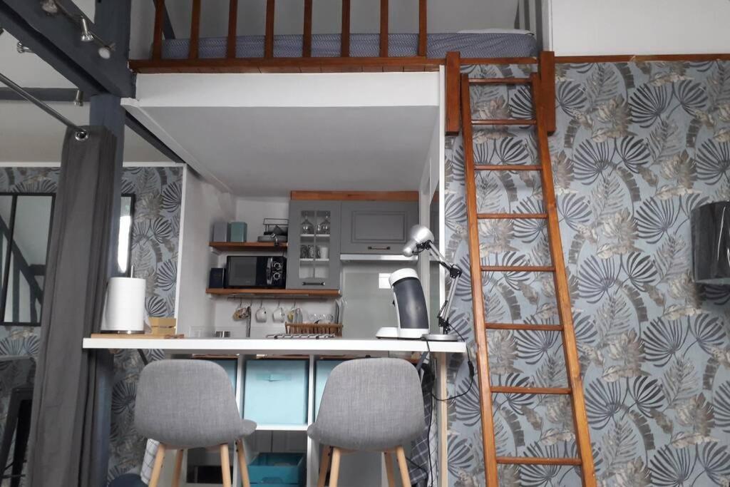 Le Mini Loft Montargis centre 1 à 3 personnes climatisation parking linge wifi freebox Netflix Apartamento Exterior foto